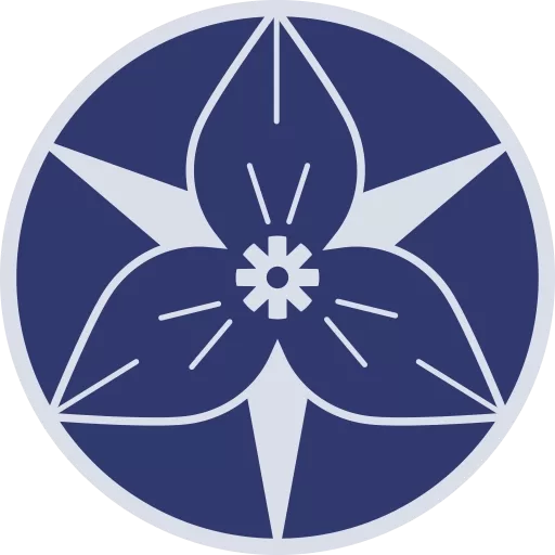 Kristin Bailey Books large navy favicon icon.